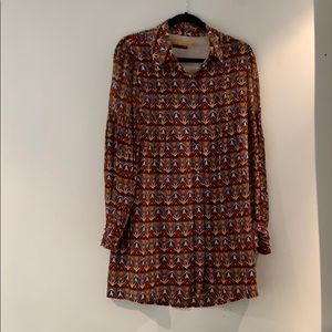 Alice and Olivia Silk Multicolor Blouse
